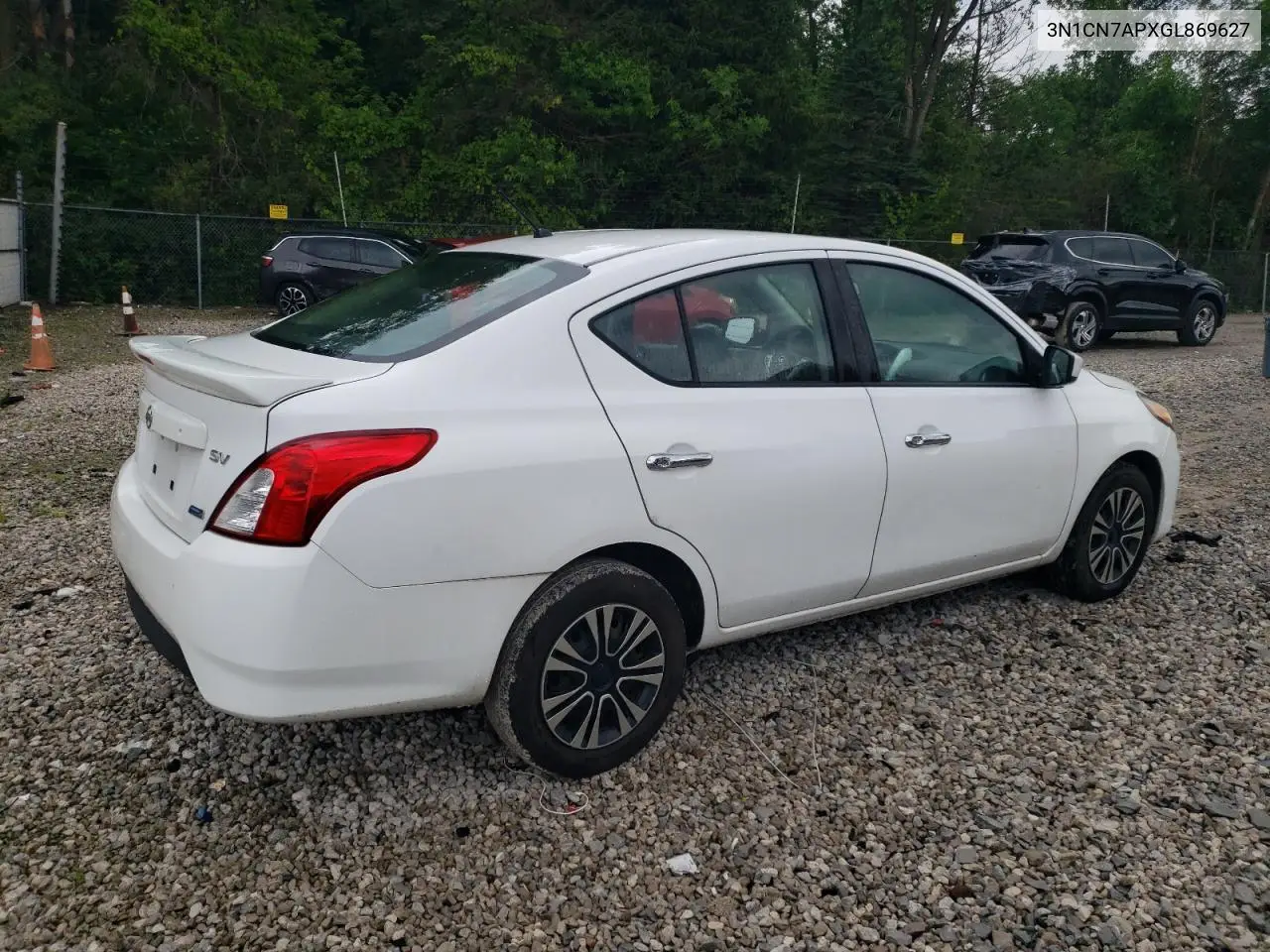 2016 Nissan Versa S VIN: 3N1CN7APXGL869627 Lot: 62943295