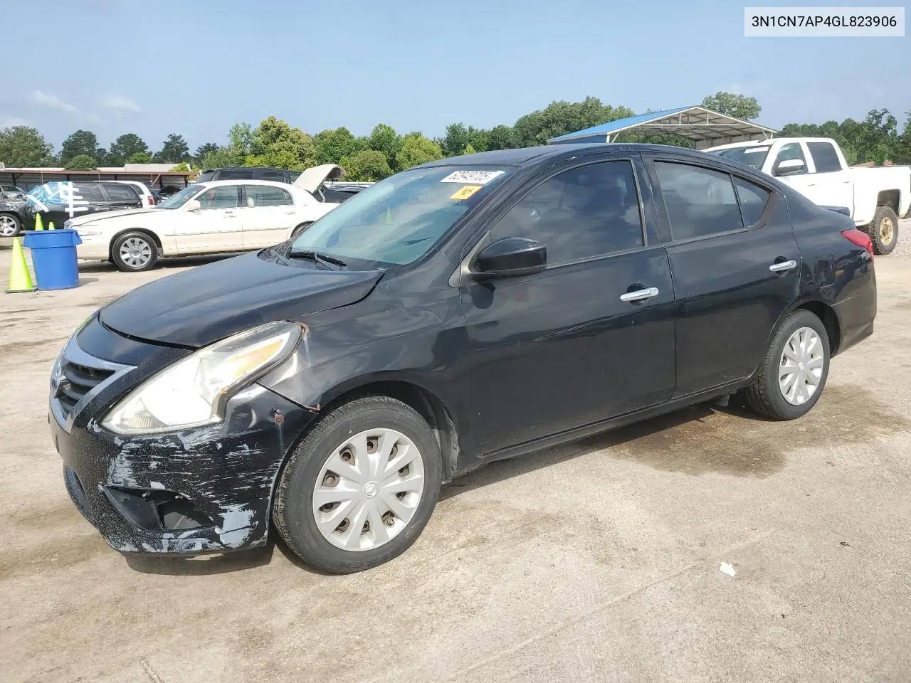 2016 Nissan Versa S VIN: 3N1CN7AP4GL823906 Lot: 62949705
