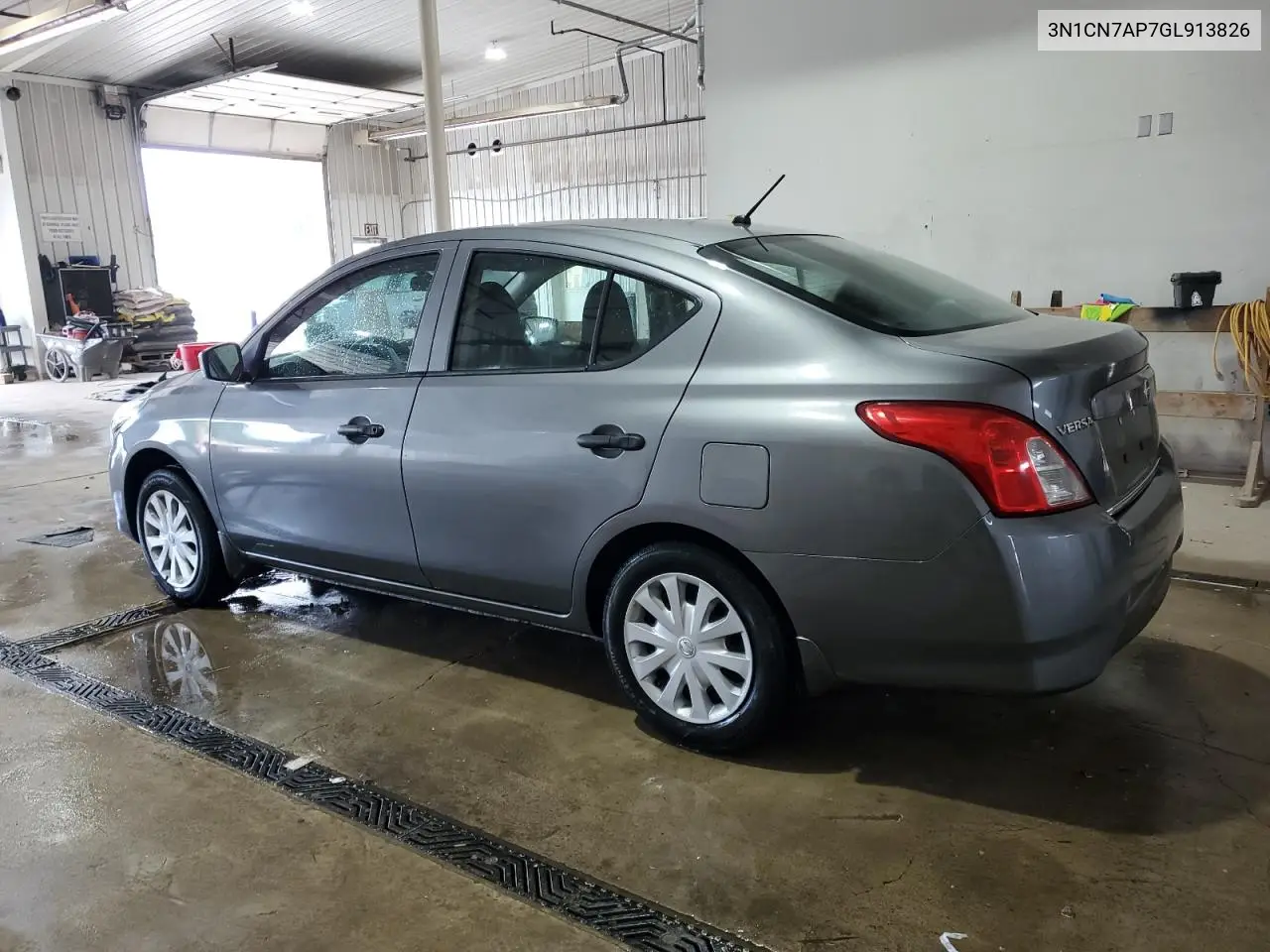 2016 Nissan Versa S VIN: 3N1CN7AP7GL913826 Lot: 62987695