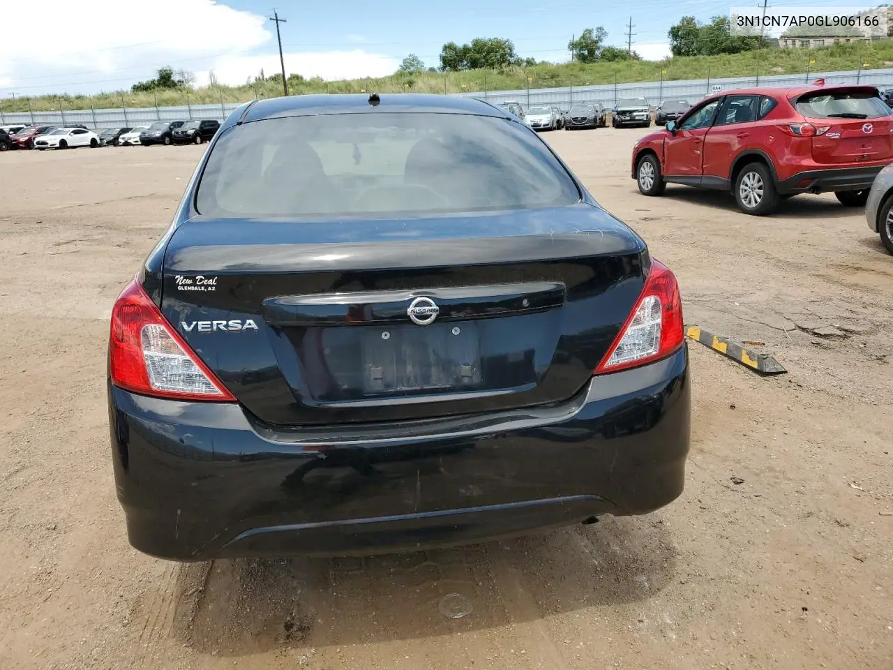 2016 Nissan Versa S VIN: 3N1CN7AP0GL906166 Lot: 63160195