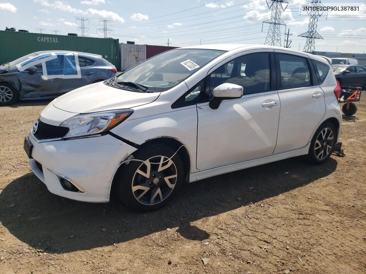 2016 Nissan Versa Note S VIN: 3N1CE2CP9GL387831 Lot: 63273305
