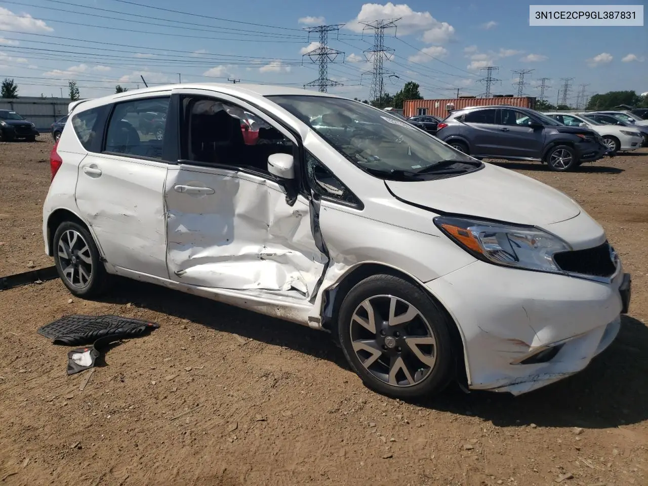 2016 Nissan Versa Note S VIN: 3N1CE2CP9GL387831 Lot: 63273305
