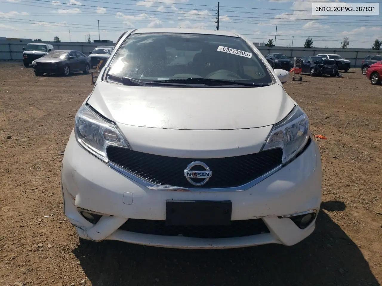 2016 Nissan Versa Note S VIN: 3N1CE2CP9GL387831 Lot: 63273305