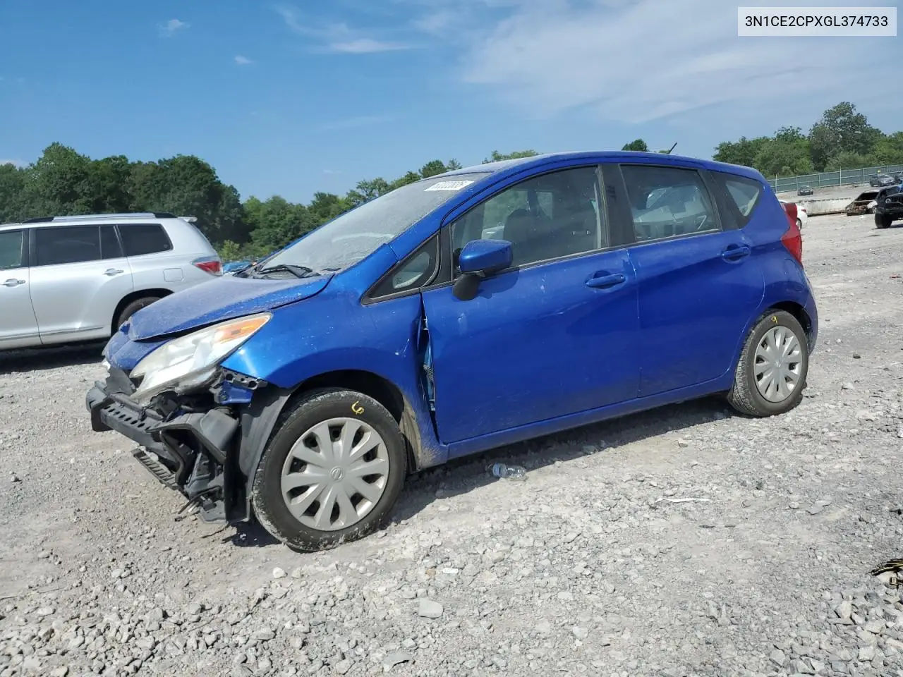 2016 Nissan Versa Note S VIN: 3N1CE2CPXGL374733 Lot: 63322835