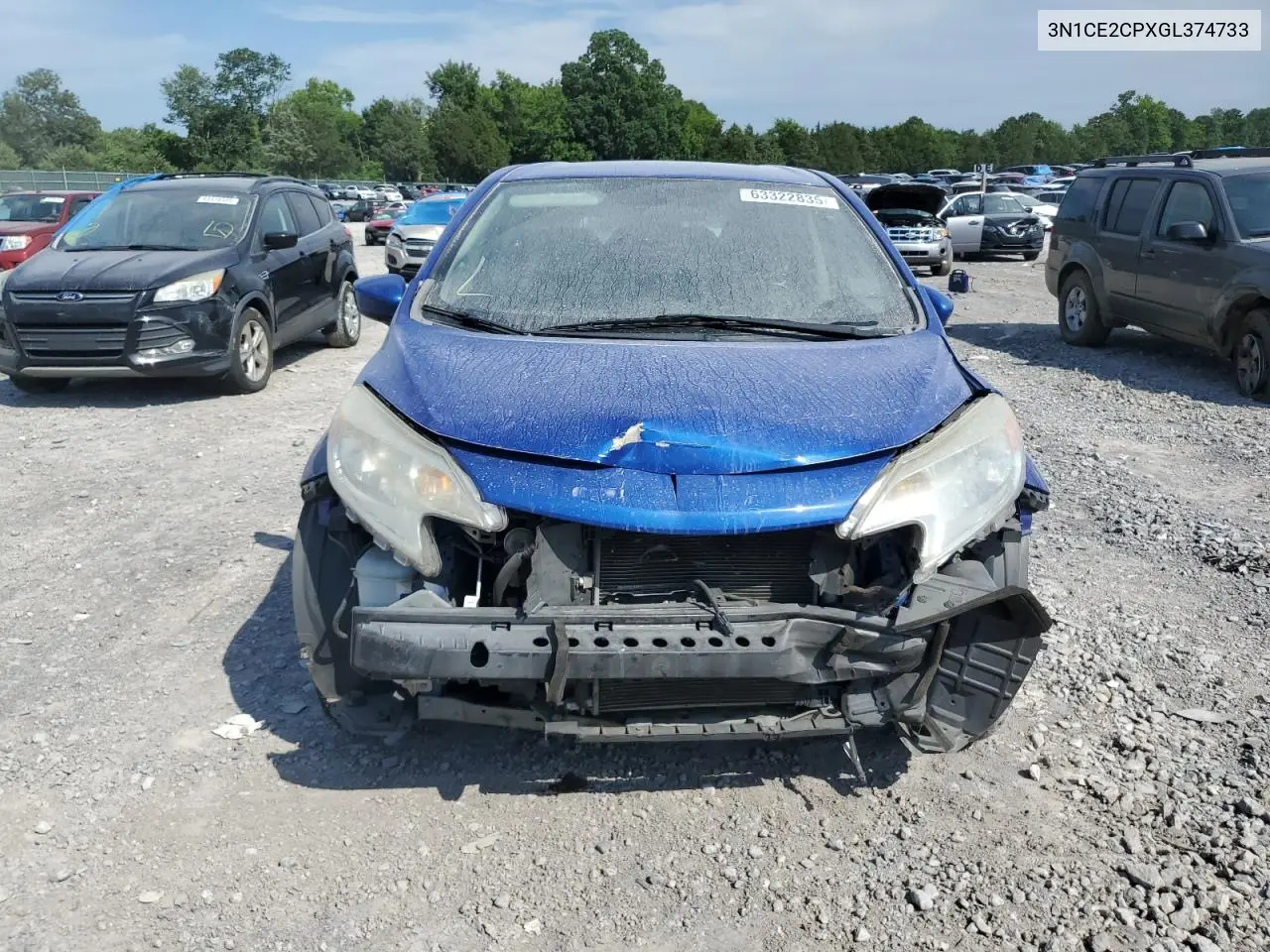 2016 Nissan Versa Note S VIN: 3N1CE2CPXGL374733 Lot: 63322835