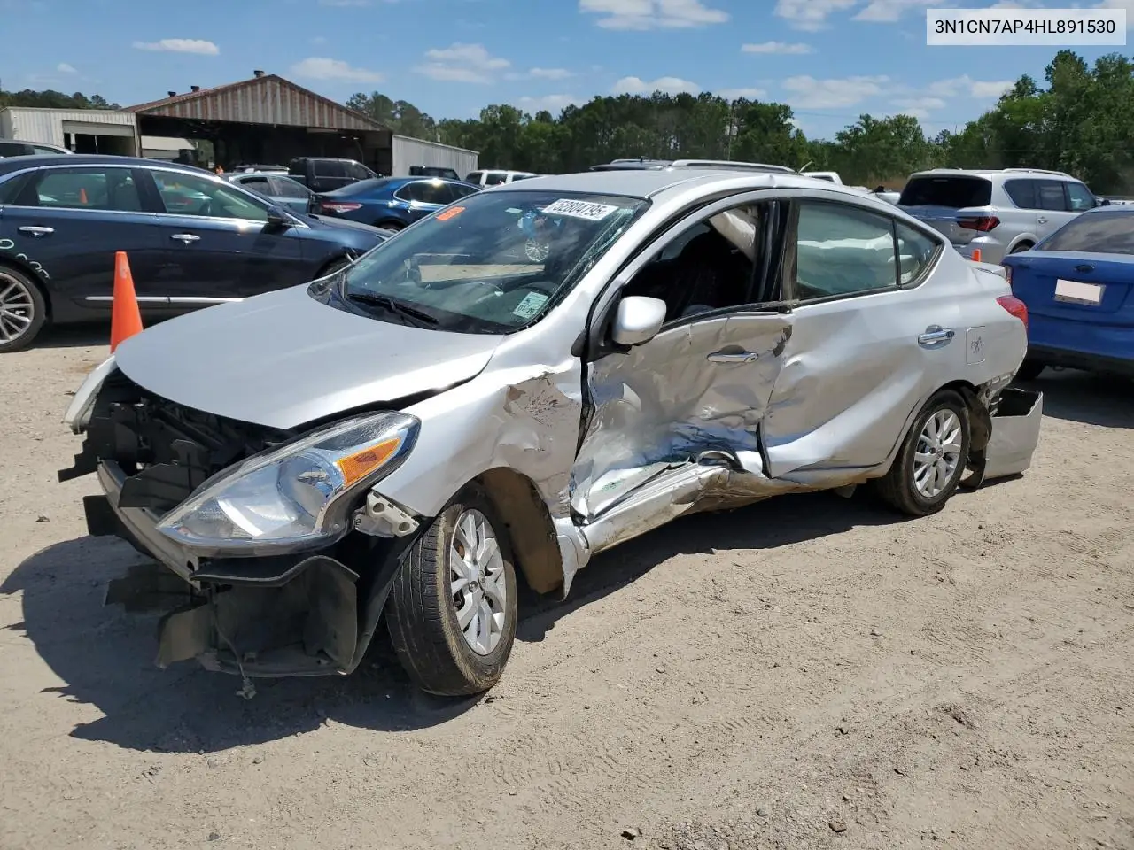 2017 Nissan Versa S VIN: 3N1CN7AP4HL891530 Lot: 54430795
