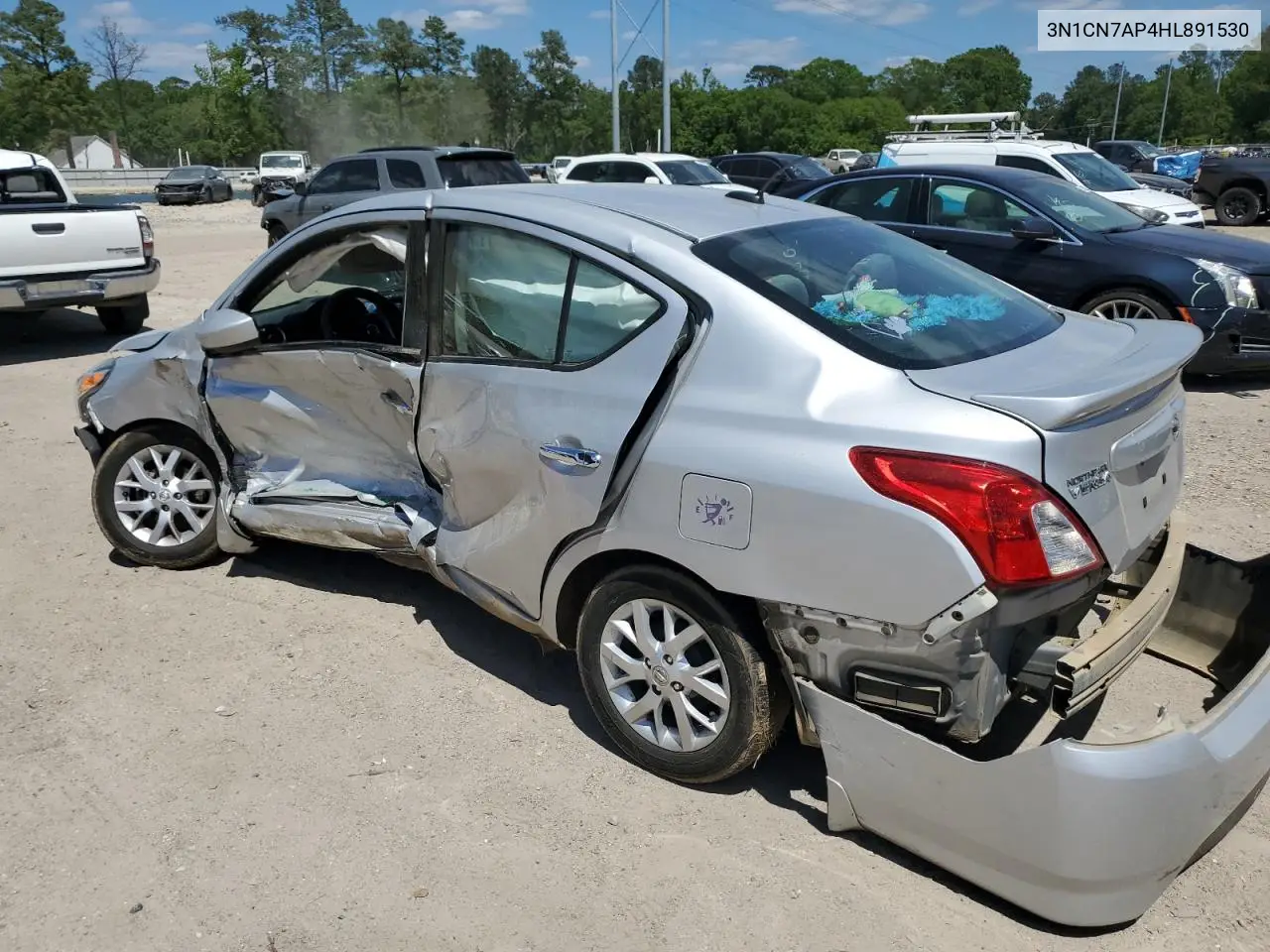 2017 Nissan Versa S VIN: 3N1CN7AP4HL891530 Lot: 54430795
