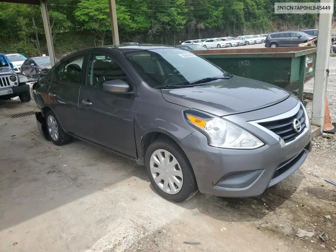 2017 Nissan Versa S VIN: 3N1CN7AP0HL845449 Lot: 56589495
