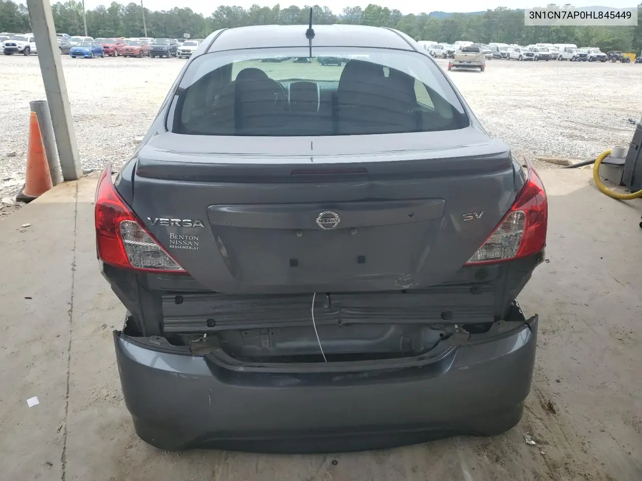 2017 Nissan Versa S VIN: 3N1CN7AP0HL845449 Lot: 56589495