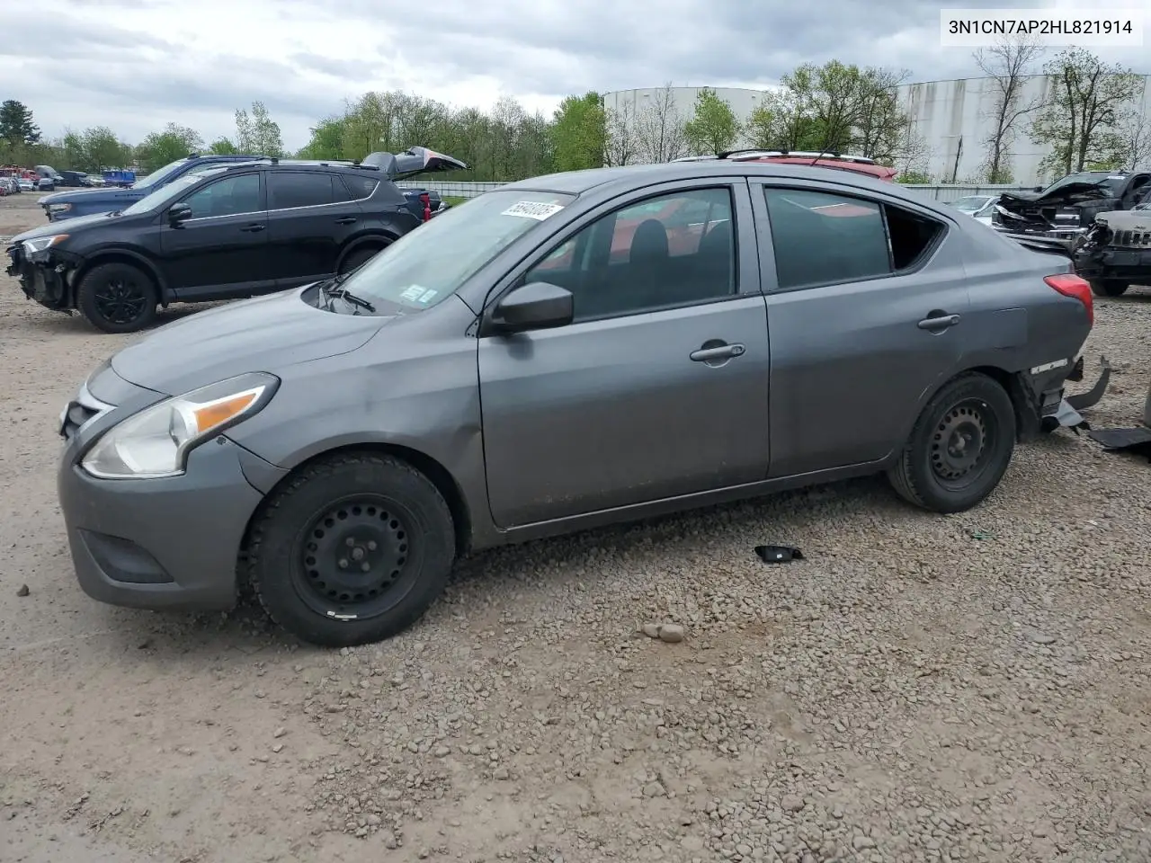 2017 Nissan Versa S VIN: 3N1CN7AP2HL821914 Lot: 56948005