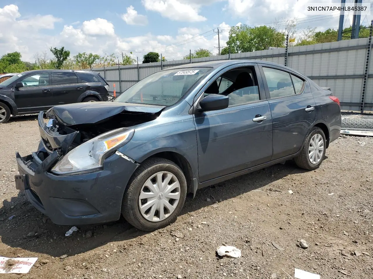 2017 Nissan Versa S VIN: 3N1CN7AP4HL845387 Lot: 57049575