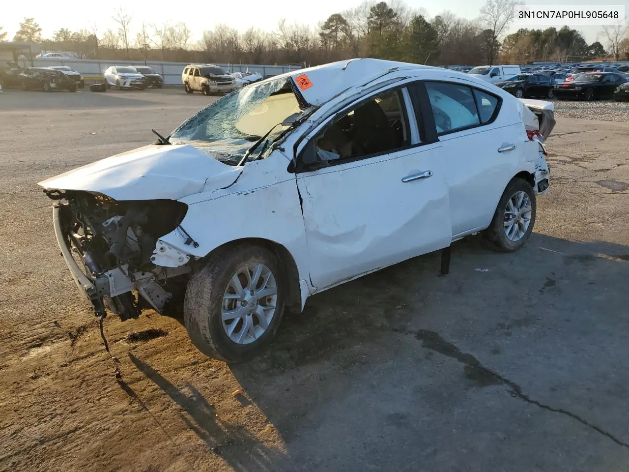 2017 Nissan Versa S VIN: 3N1CN7AP0HL905648 Lot: 59812615