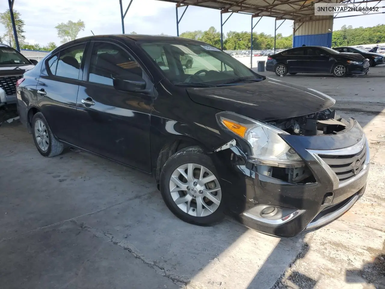 2017 Nissan Versa S VIN: 3N1CN7AP2HL863452 Lot: 62479005