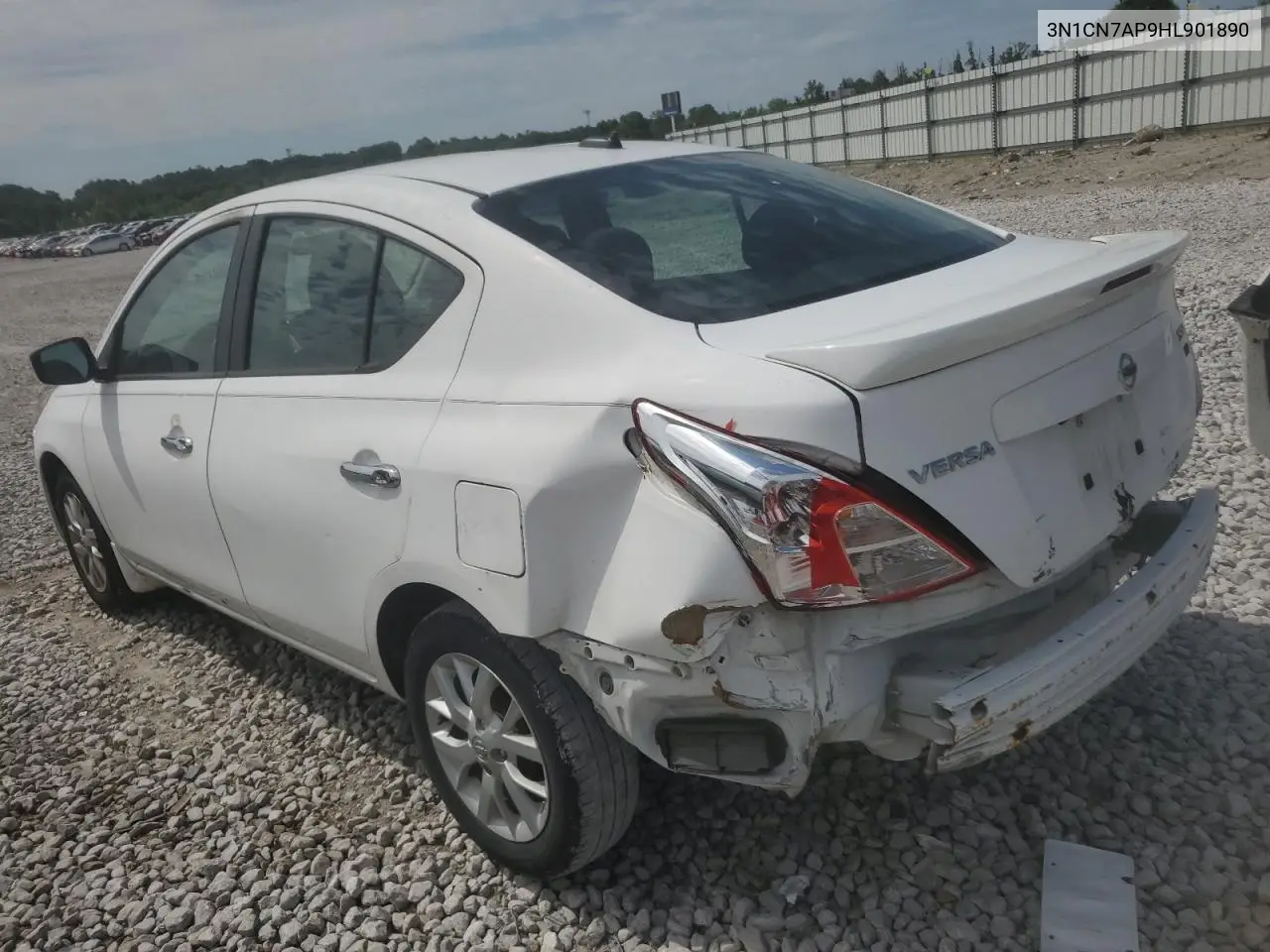 2017 Nissan Versa S VIN: 3N1CN7AP9HL901890 Lot: 62543875