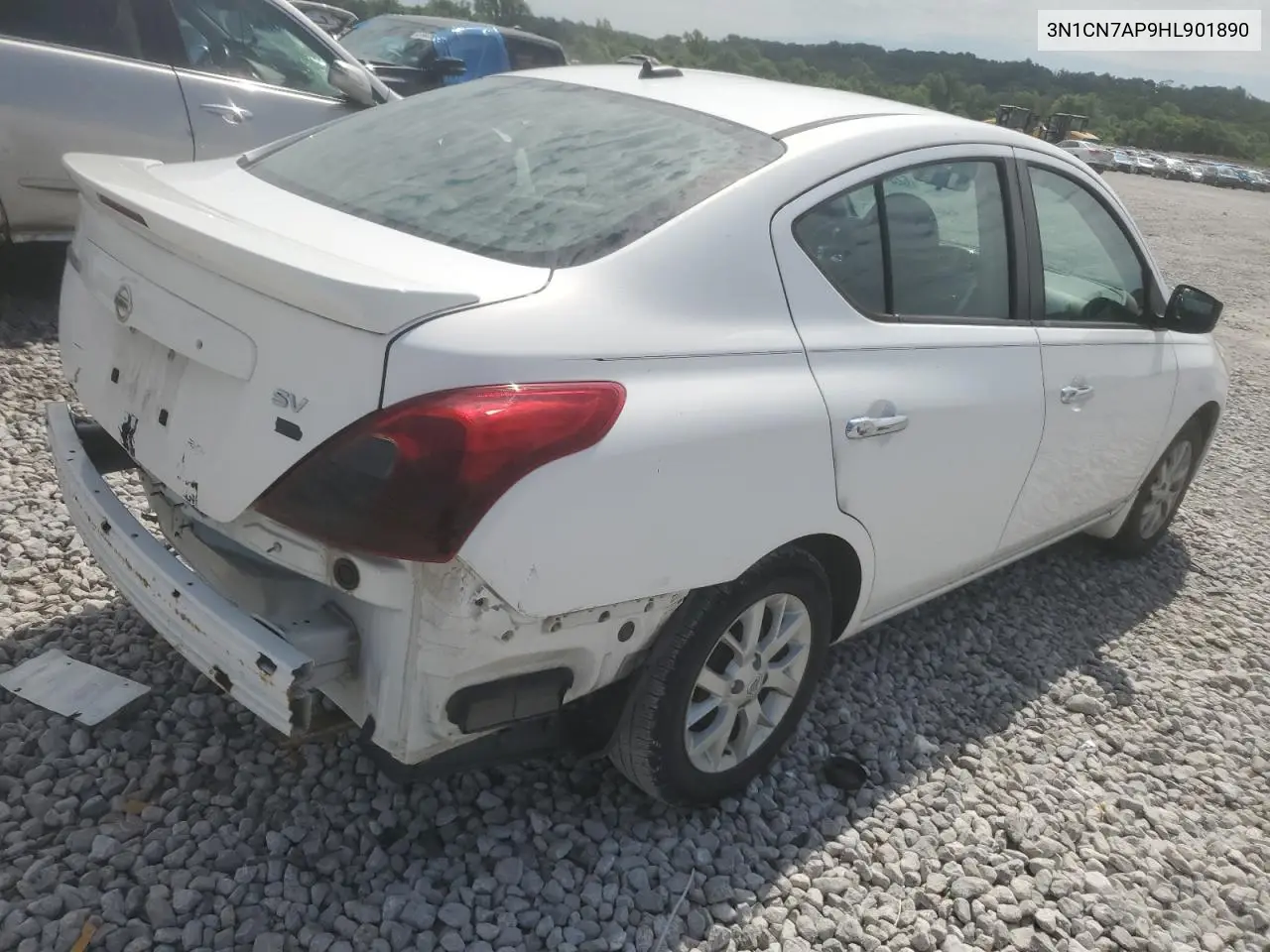 2017 Nissan Versa S VIN: 3N1CN7AP9HL901890 Lot: 62543875