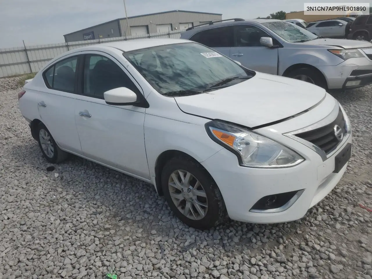2017 Nissan Versa S VIN: 3N1CN7AP9HL901890 Lot: 62543875