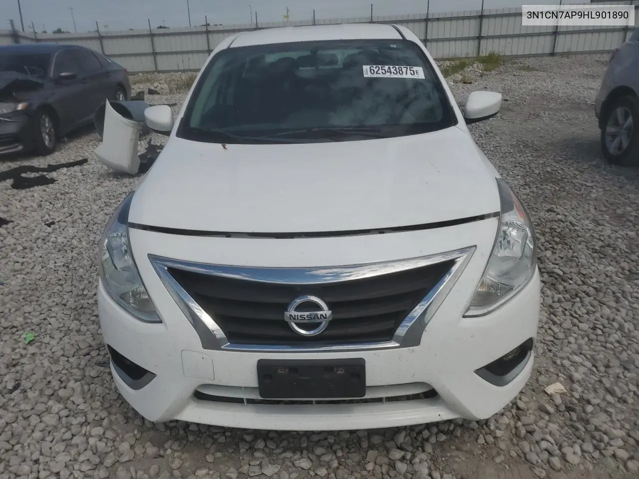 2017 Nissan Versa S VIN: 3N1CN7AP9HL901890 Lot: 62543875