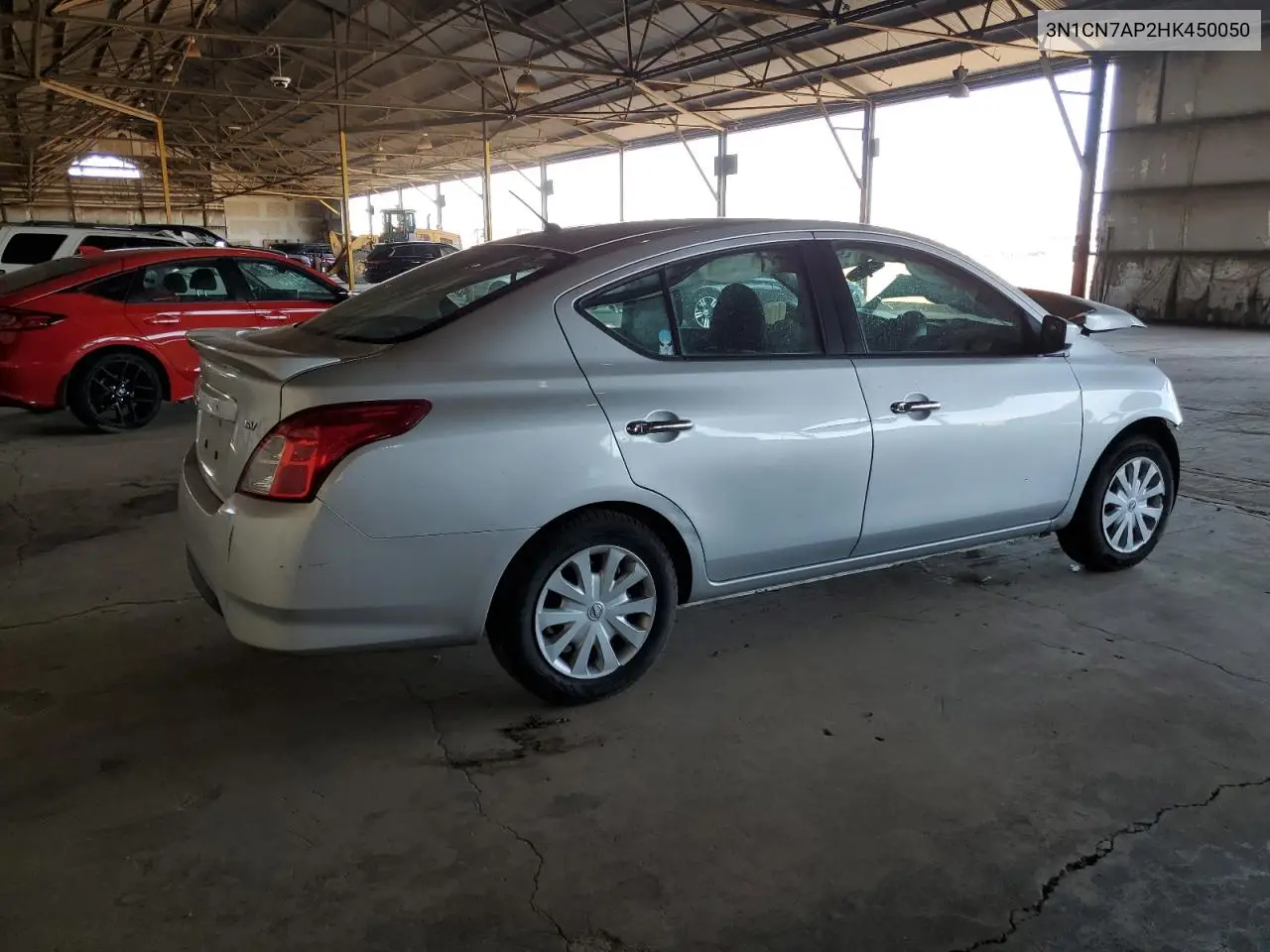 2017 Nissan Versa S VIN: 3N1CN7AP2HK450050 Lot: 62789345