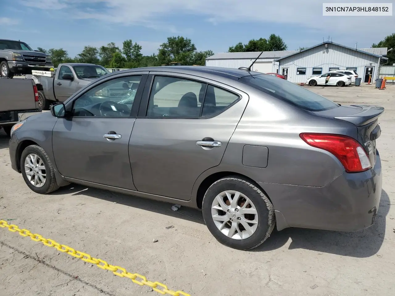 2017 Nissan Versa S VIN: 3N1CN7AP3HL848152 Lot: 62893305