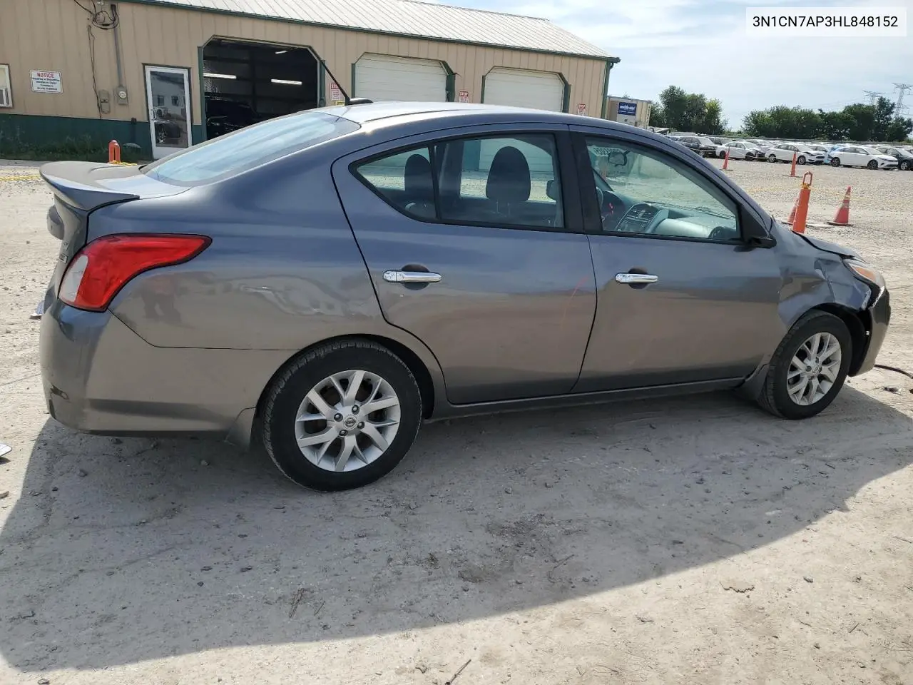 2017 Nissan Versa S VIN: 3N1CN7AP3HL848152 Lot: 62893305