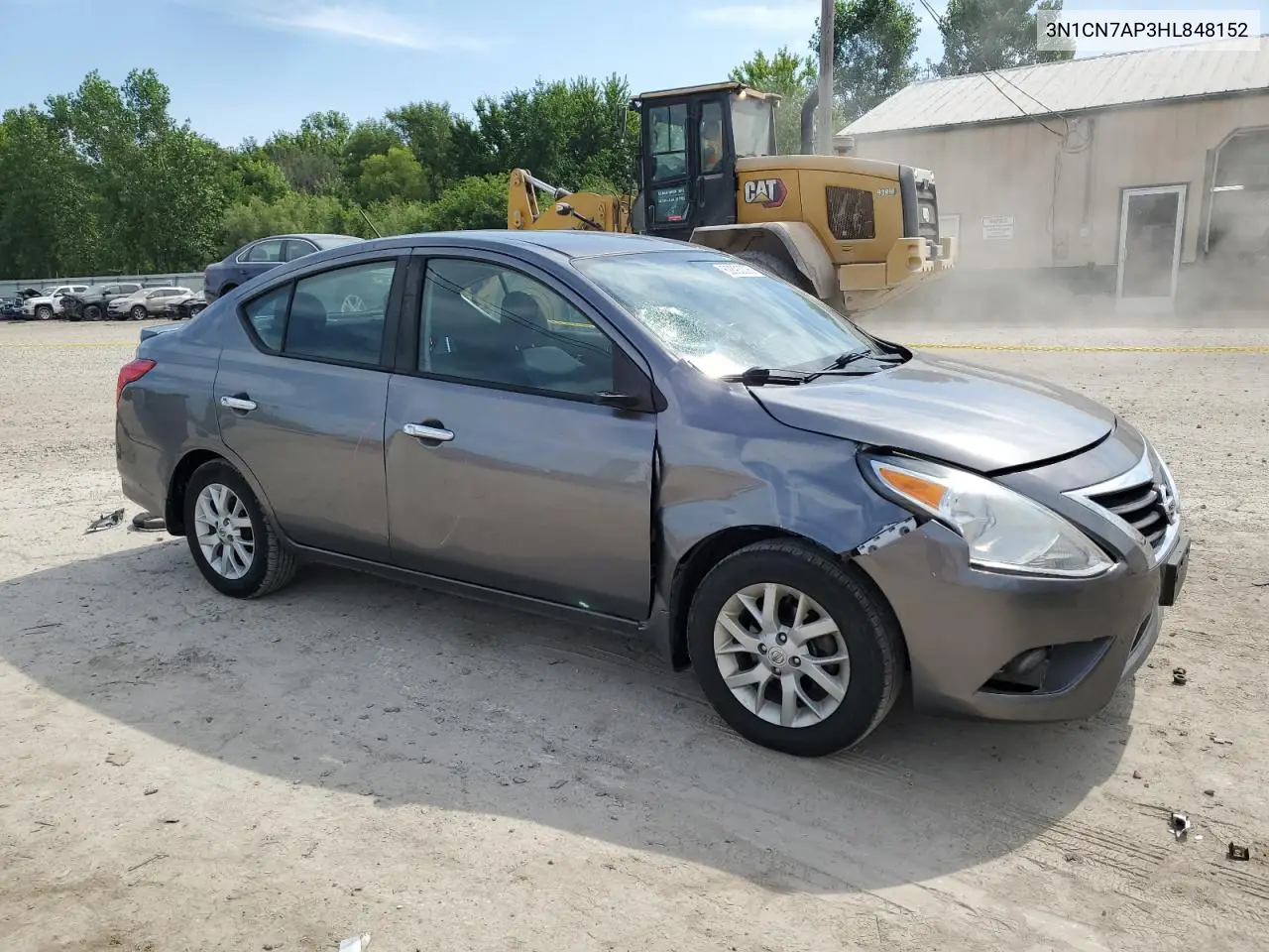 2017 Nissan Versa S VIN: 3N1CN7AP3HL848152 Lot: 62893305