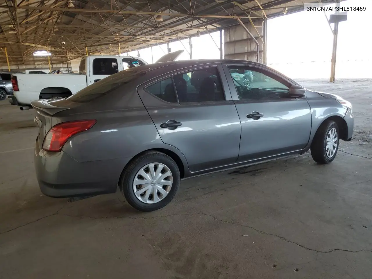 2017 Nissan Versa S VIN: 3N1CN7AP3HL818469 Lot: 63080325