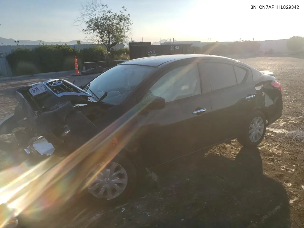 2017 Nissan Versa S VIN: 3N1CN7AP1HL829342 Lot: 63153555