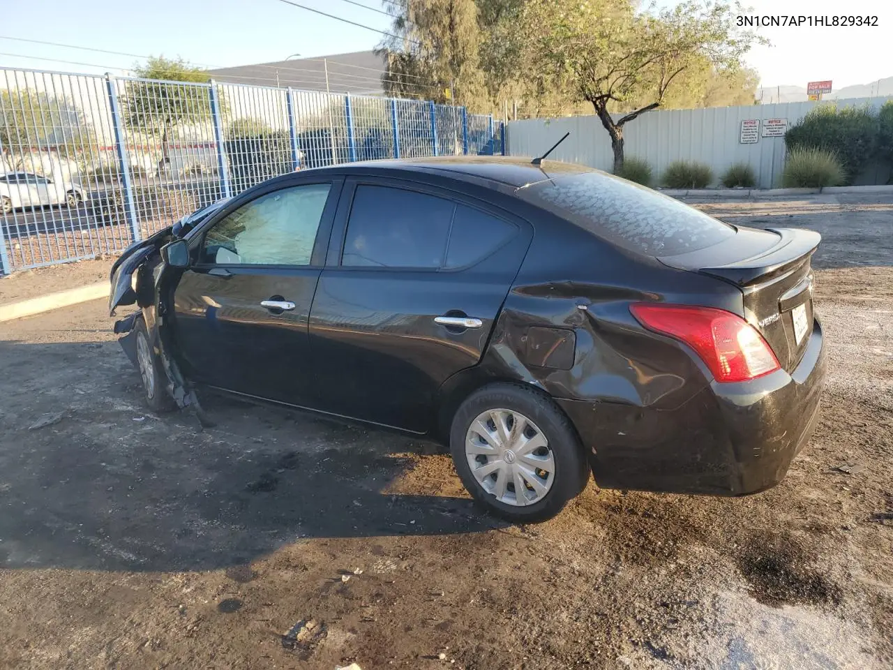 2017 Nissan Versa S VIN: 3N1CN7AP1HL829342 Lot: 63153555