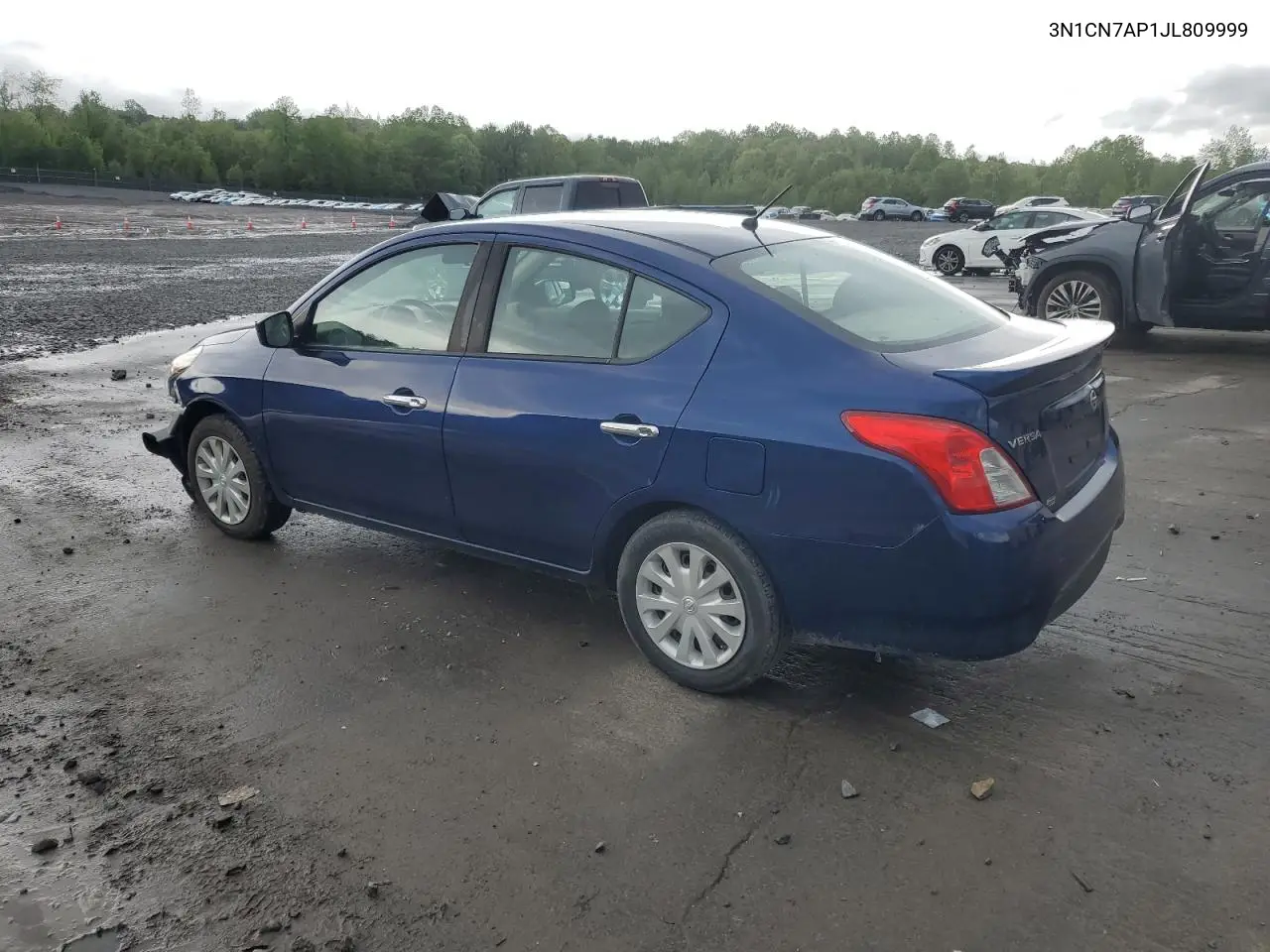 2018 Nissan Versa S VIN: 3N1CN7AP1JL809999 Lot: 56495415