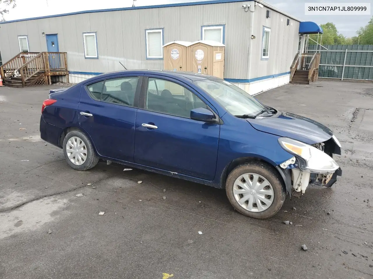 2018 Nissan Versa S VIN: 3N1CN7AP1JL809999 Lot: 56495415