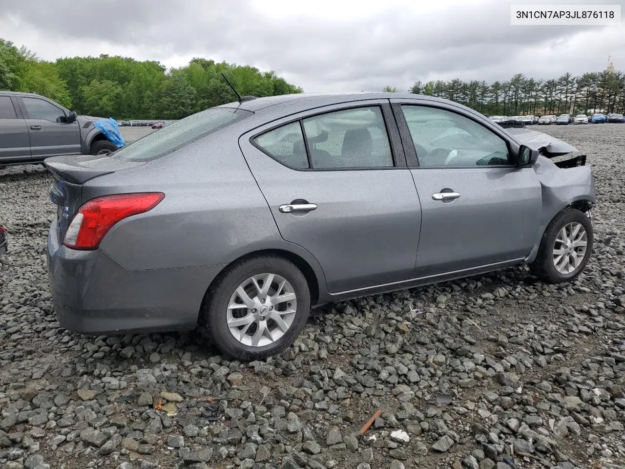 2018 Nissan Versa S VIN: 3N1CN7AP3JL876118 Lot: 56657025
