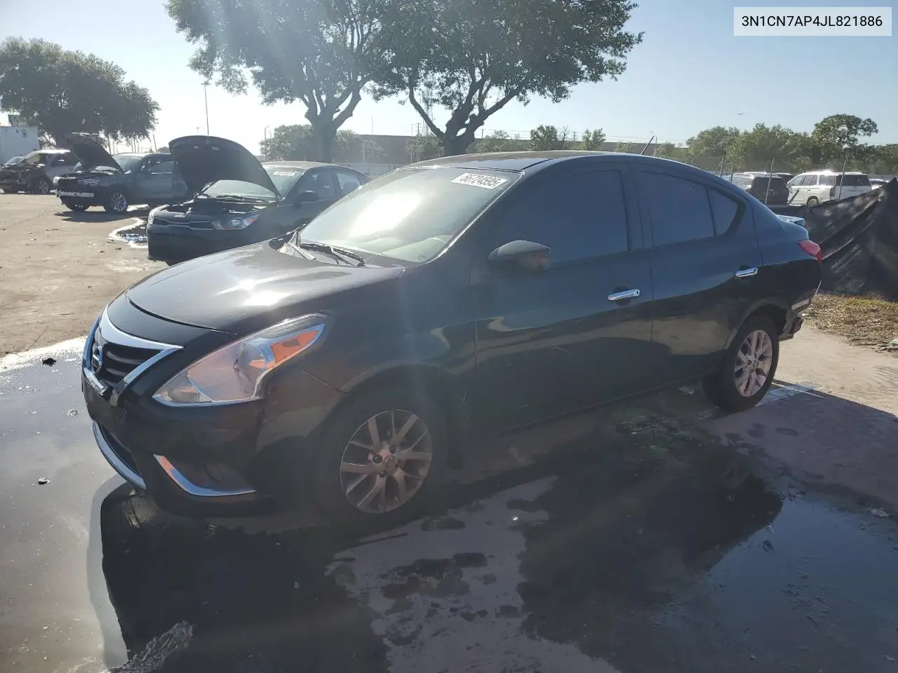 2018 Nissan Versa S VIN: 3N1CN7AP4JL821886 Lot: 56724595