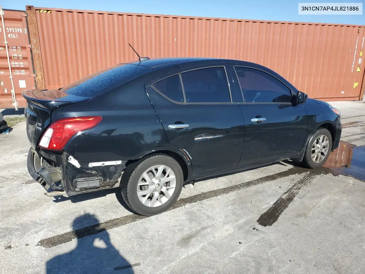 2018 Nissan Versa S VIN: 3N1CN7AP4JL821886 Lot: 56724595