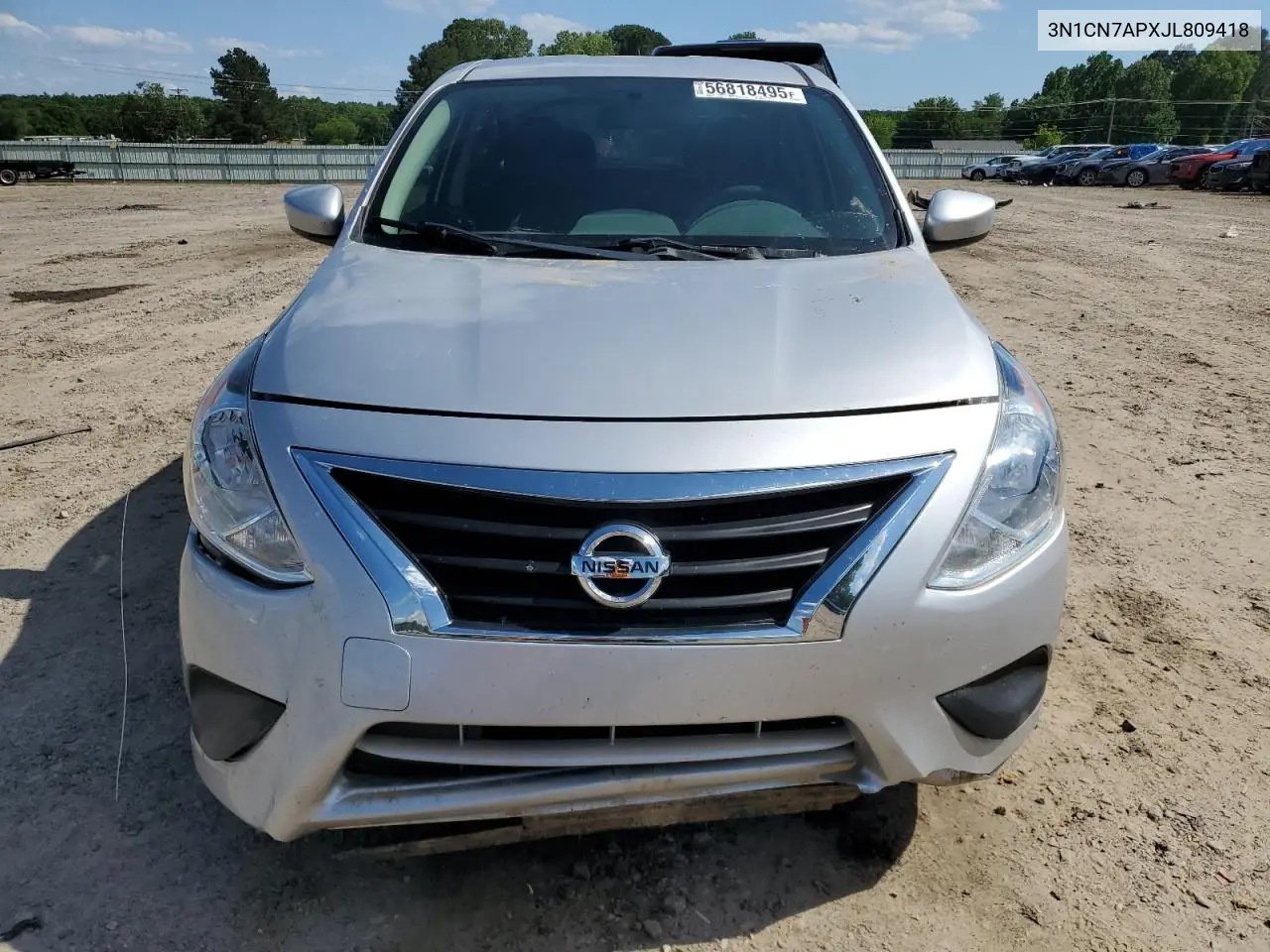 2018 Nissan Versa S VIN: 3N1CN7APXJL809418 Lot: 56818495