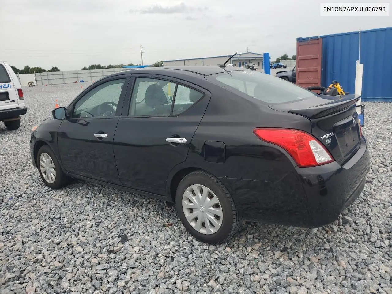 2018 Nissan Versa S VIN: 3N1CN7APXJL806793 Lot: 62007875