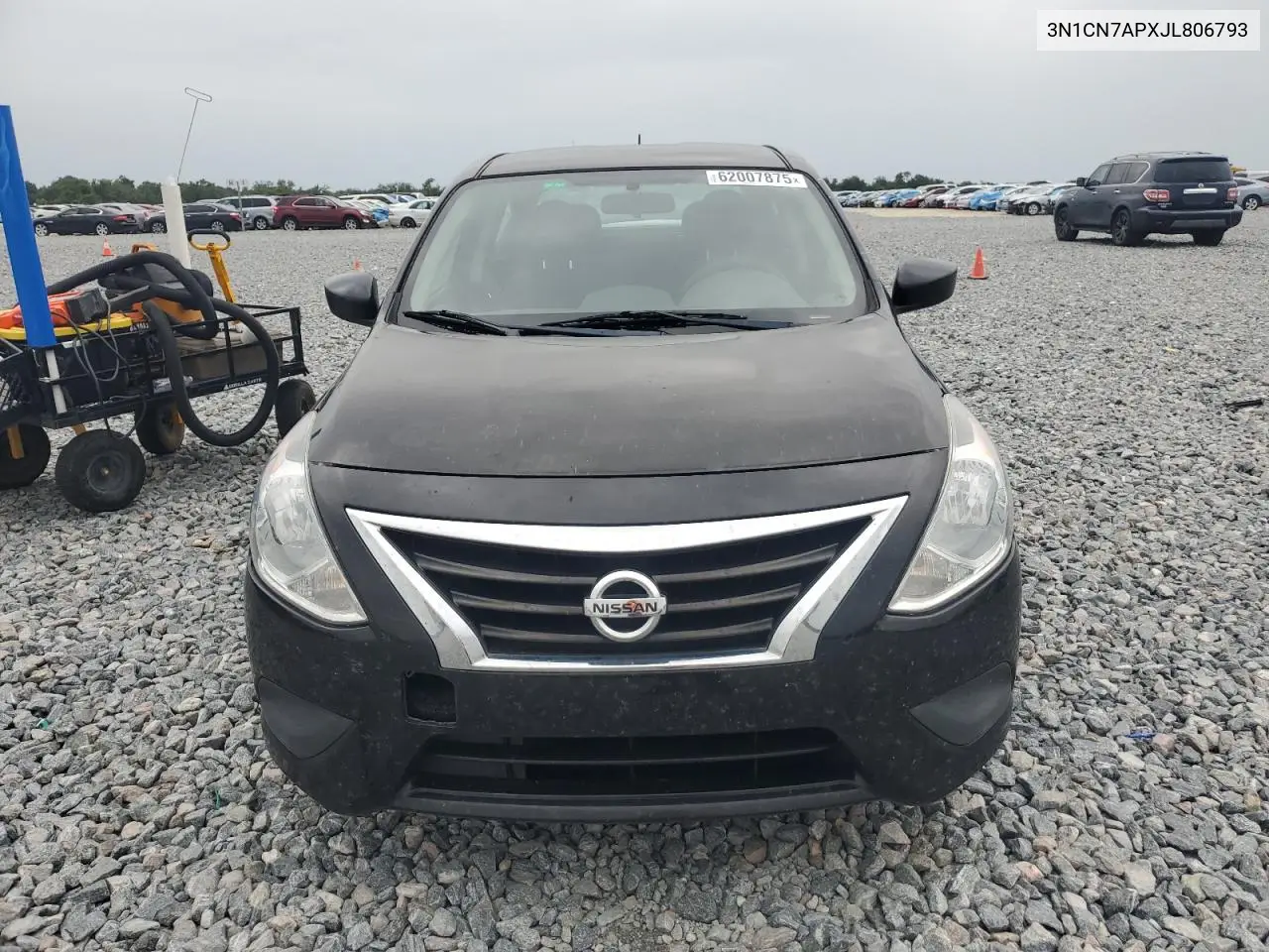 2018 Nissan Versa S VIN: 3N1CN7APXJL806793 Lot: 62007875