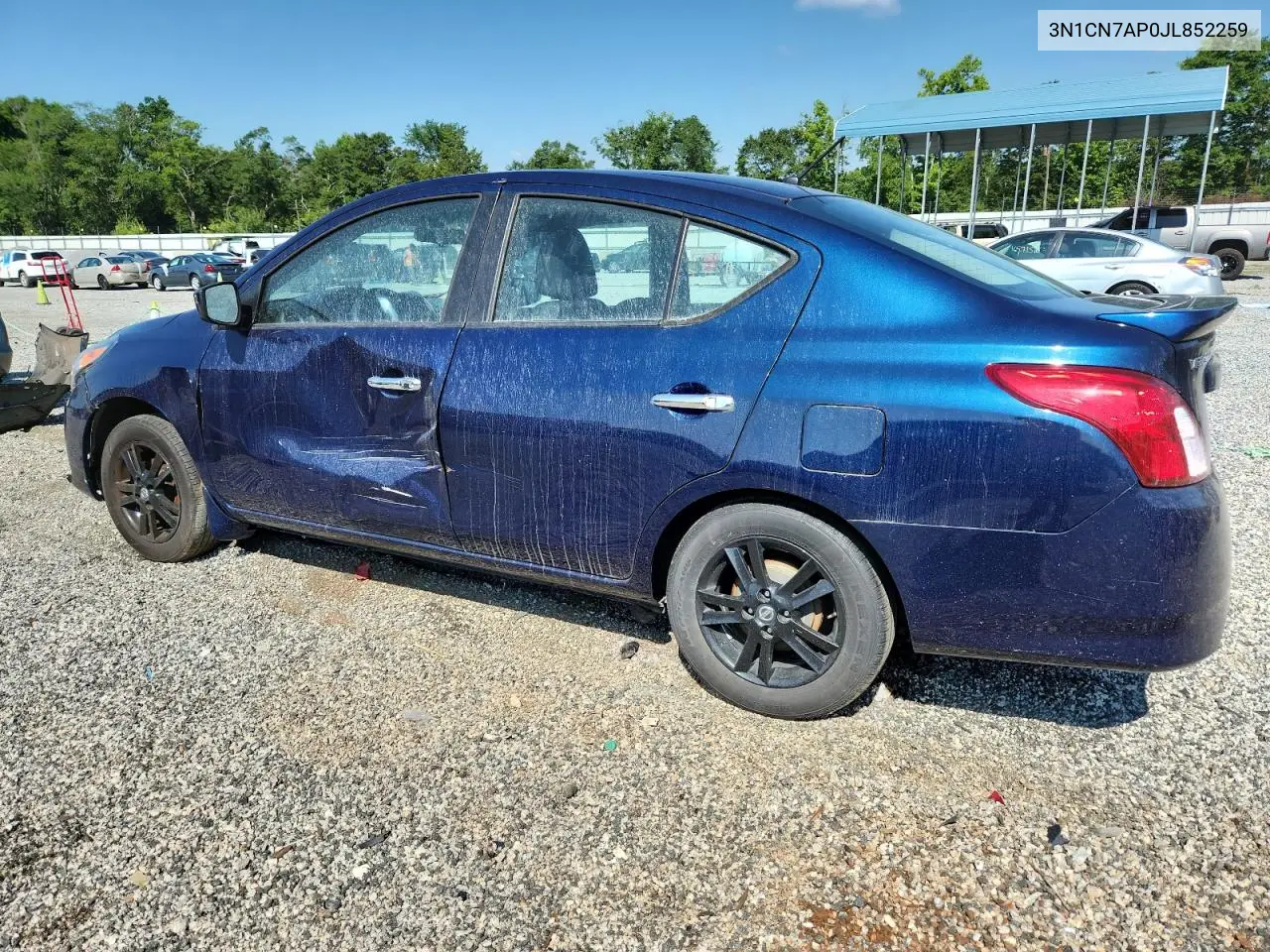 2018 Nissan Versa S VIN: 3N1CN7AP0JL852259 Lot: 62953075