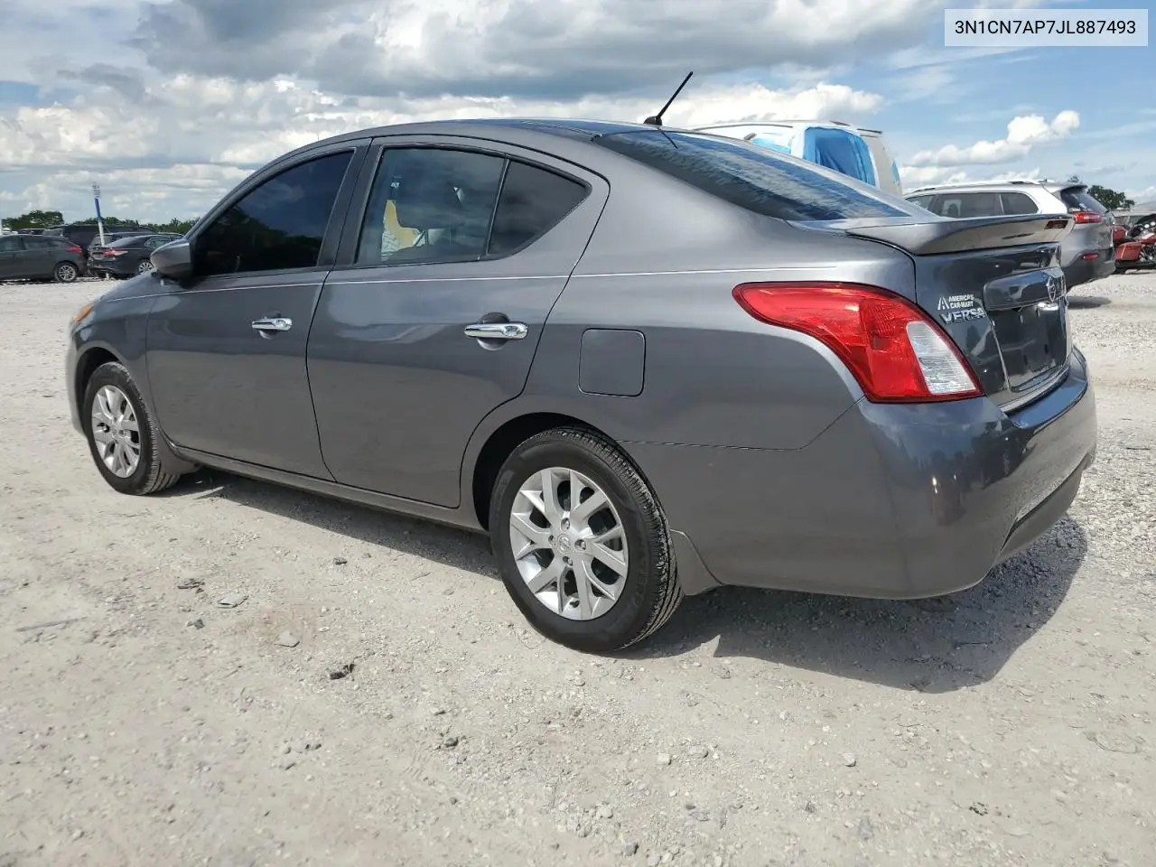 2018 Nissan Versa S VIN: 3N1CN7AP7JL887493 Lot: 63016455