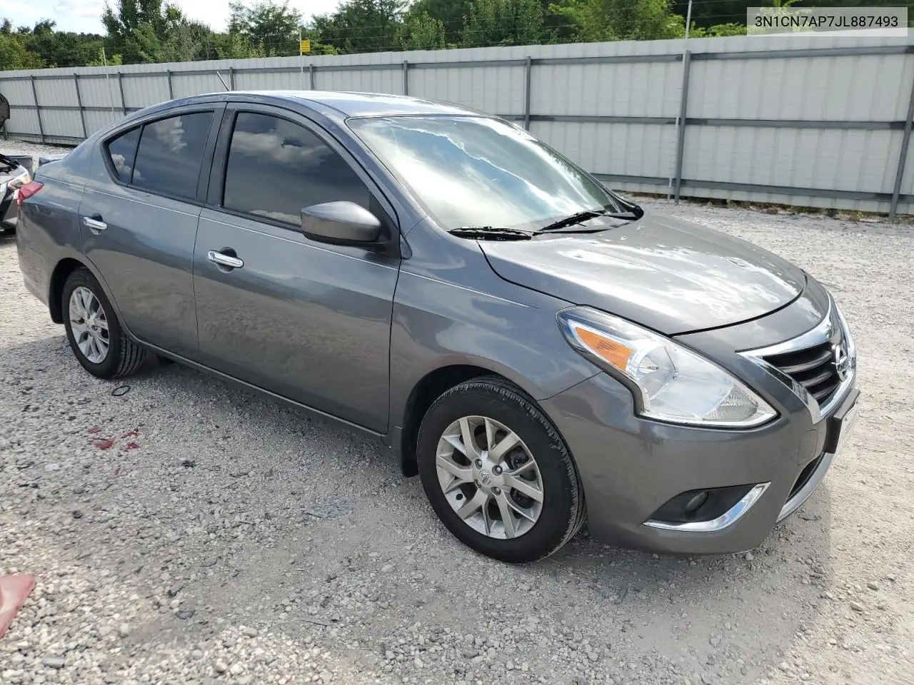 2018 Nissan Versa S VIN: 3N1CN7AP7JL887493 Lot: 63016455