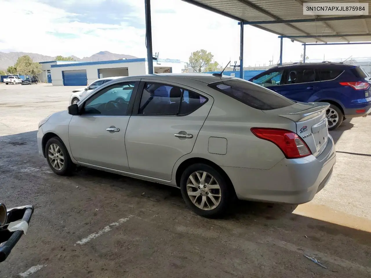 2018 Nissan Versa S VIN: 3N1CN7APXJL875984 Lot: 63127765