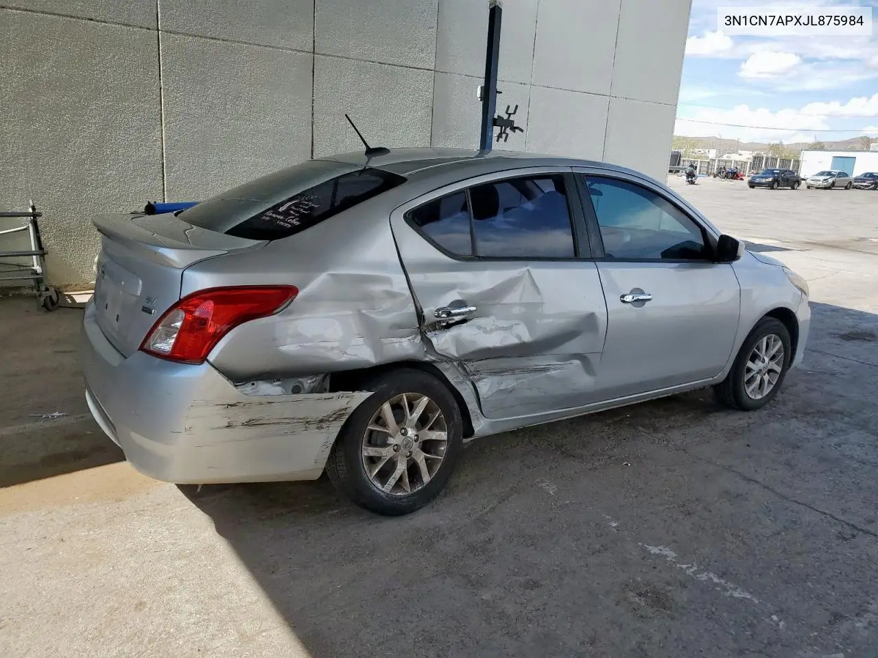 2018 Nissan Versa S VIN: 3N1CN7APXJL875984 Lot: 63127765