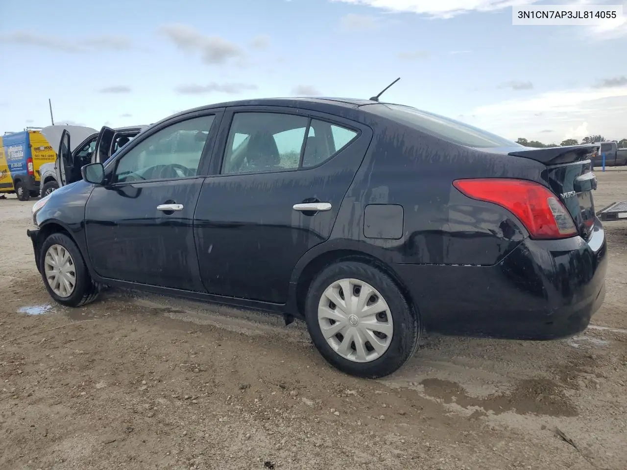 2018 Nissan Versa S VIN: 3N1CN7AP3JL814055 Lot: 63210595