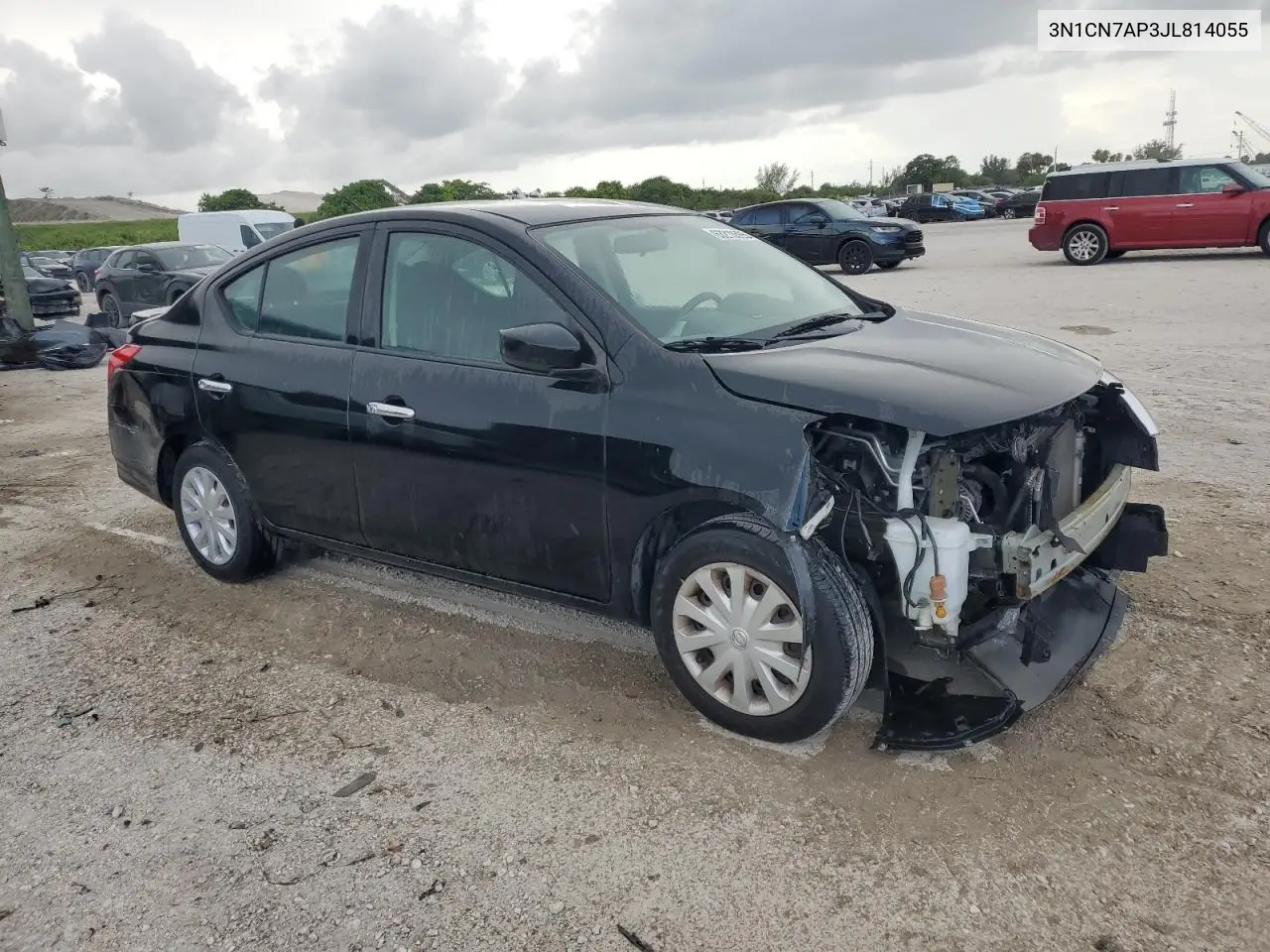 2018 Nissan Versa S VIN: 3N1CN7AP3JL814055 Lot: 63210595