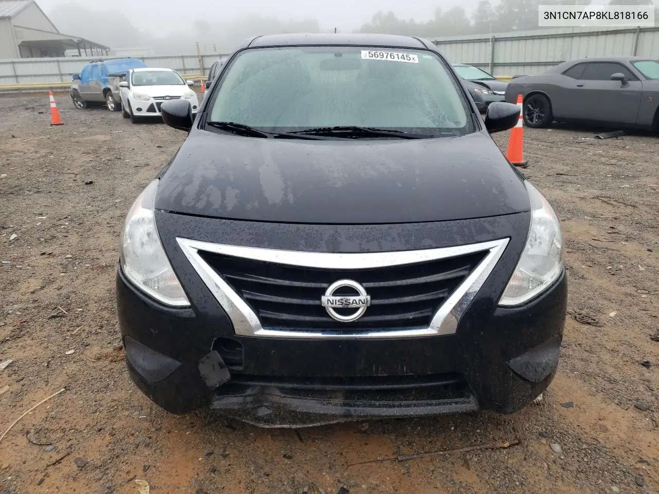 2019 Nissan Versa S VIN: 3N1CN7AP8KL818166 Lot: 56976145