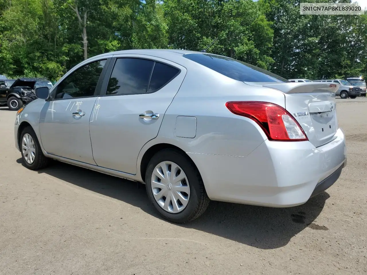 2019 Nissan Versa S VIN: 3N1CN7AP8KL839020 Lot: 59913875