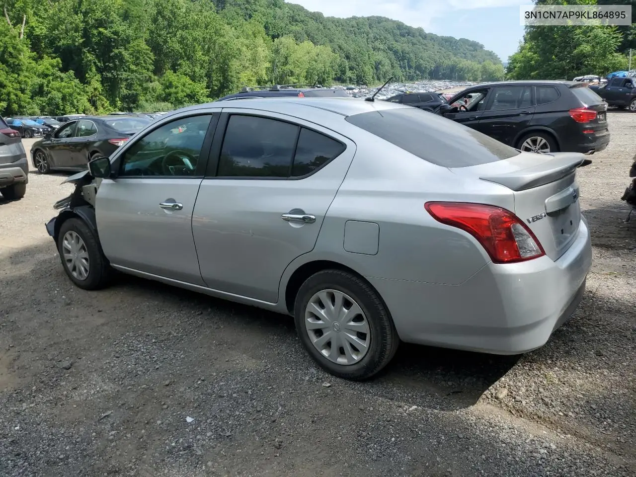 2019 Nissan Versa S VIN: 3N1CN7AP9KL864895 Lot: 60904645