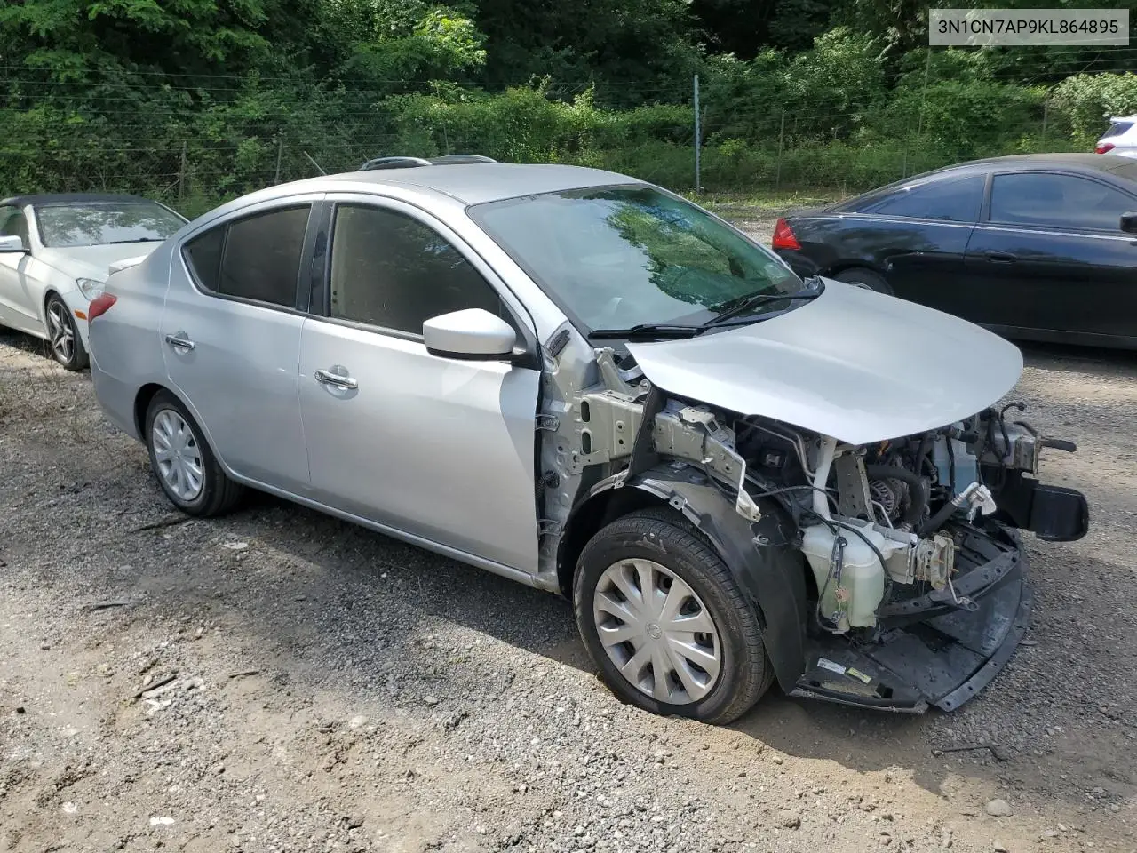 2019 Nissan Versa S VIN: 3N1CN7AP9KL864895 Lot: 60904645