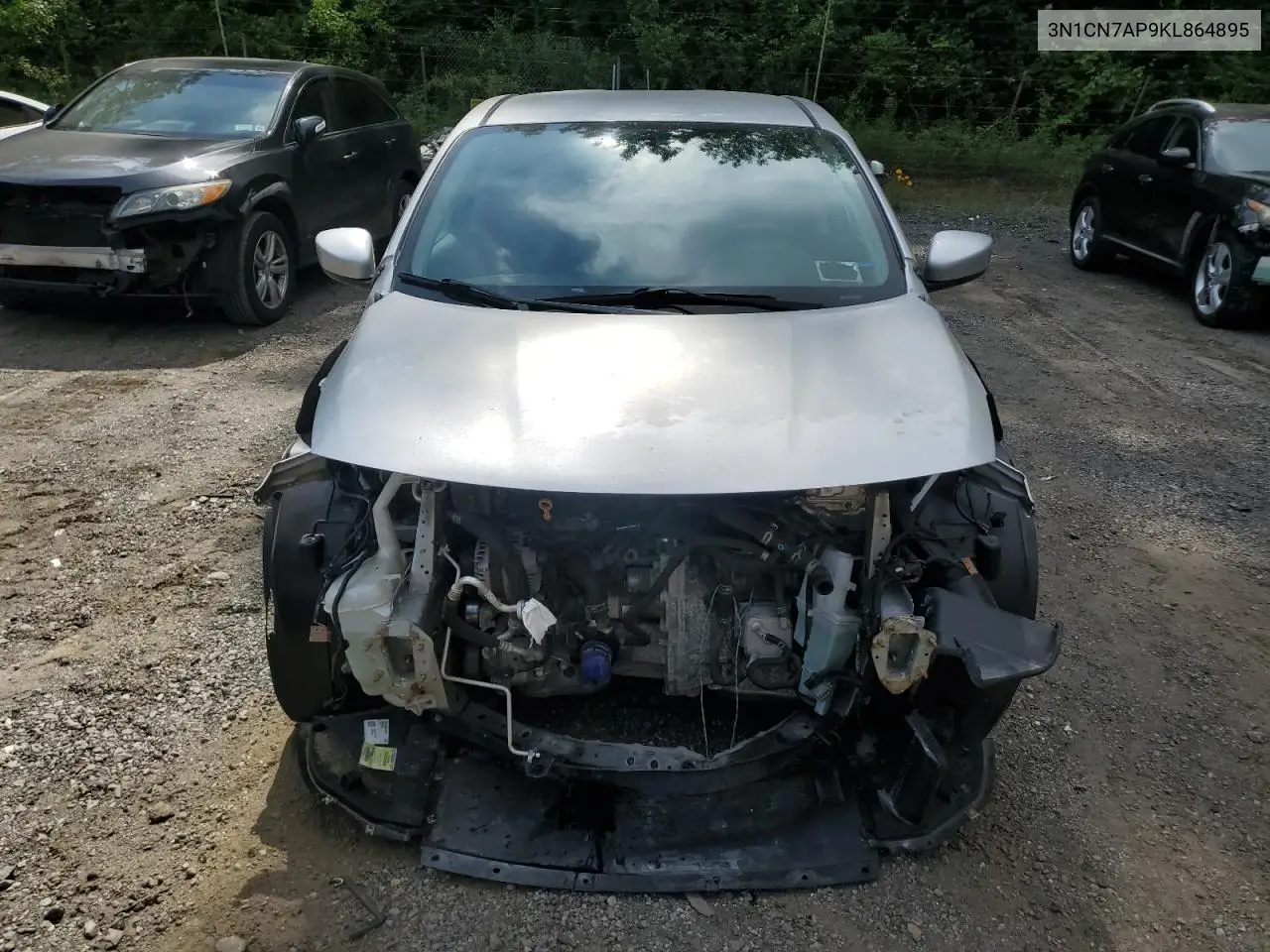 2019 Nissan Versa S VIN: 3N1CN7AP9KL864895 Lot: 60904645