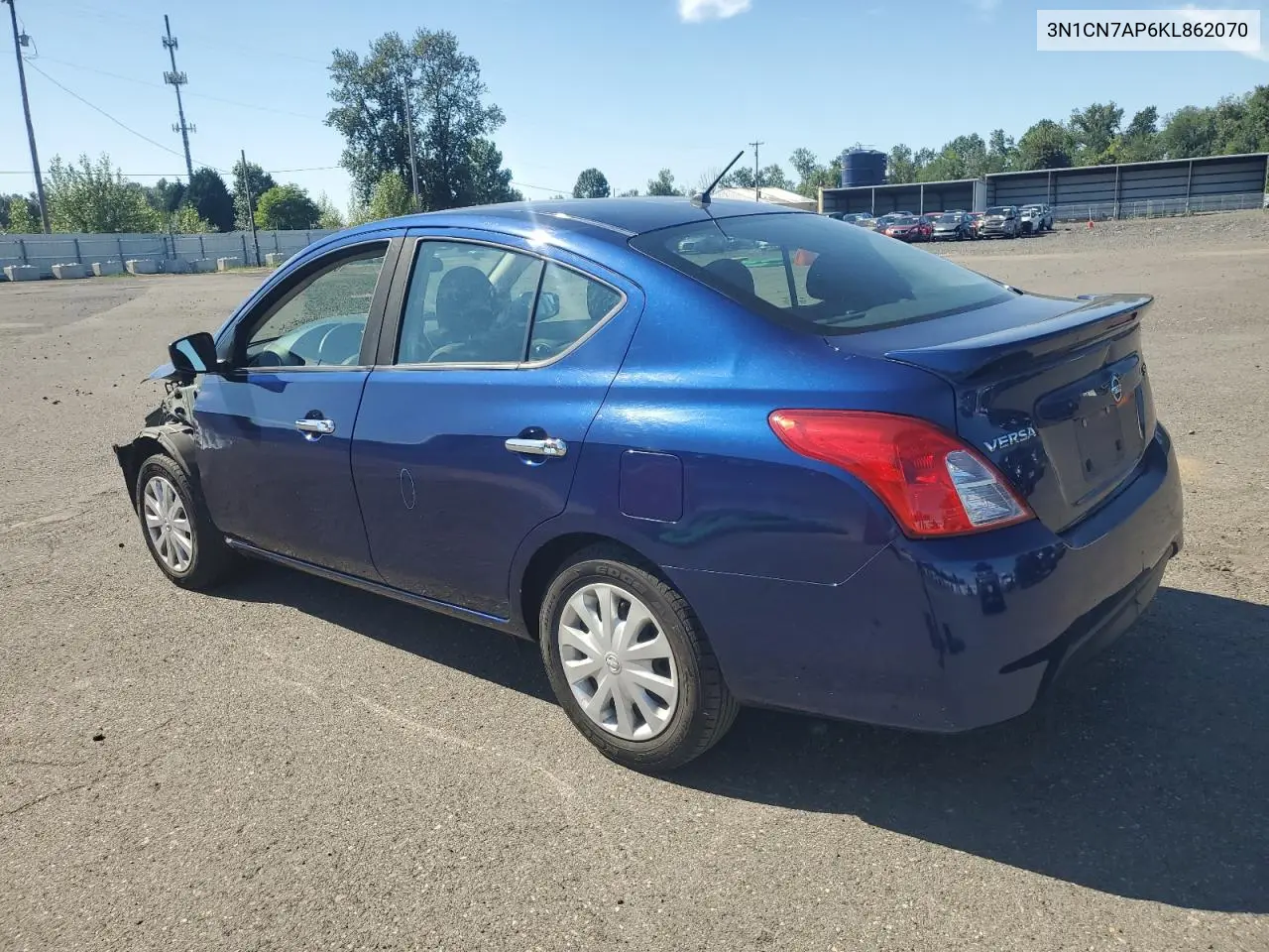 2019 Nissan Versa S VIN: 3N1CN7AP6KL862070 Lot: 63120785