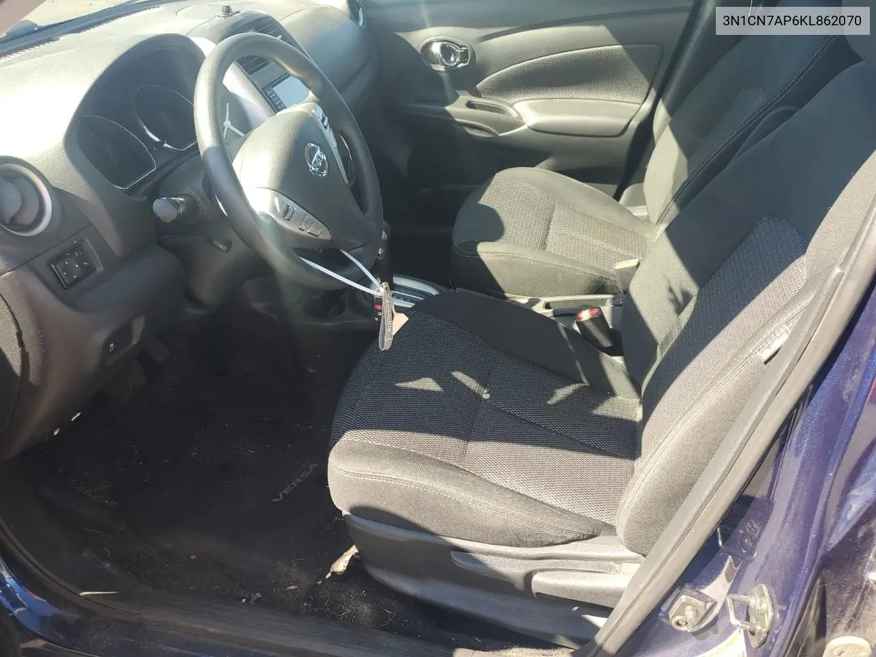 2019 Nissan Versa S VIN: 3N1CN7AP6KL862070 Lot: 63120785